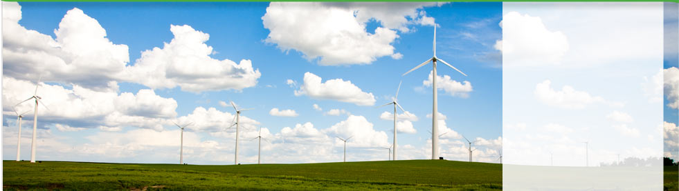 Wind Turbines with clouds