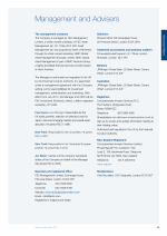 Management and Advisers