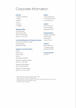 Corporate Information