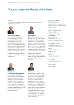 Directors, Investment Manager and Advisers
