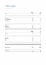 Portfolio Analysis