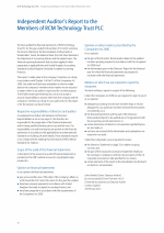 Independent Auditor's Report to the Members of RCM Technology Trust PLC